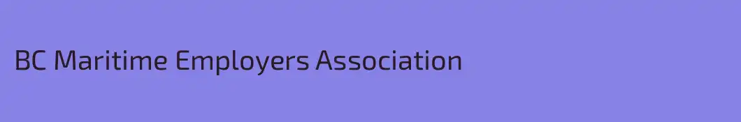 BC Maritime Employers Association